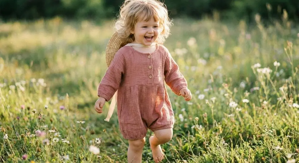 Letnie ubranka niemowlęce i akcesoria z muślinu bawełnianego